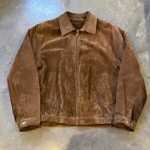 Simple Brown Suede Jacket - Casual & Versatile